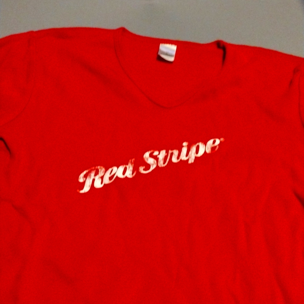 *3/$20 Bundle Deal Cleanout Sale* Vintage Red Stripe Jamaican Beer T-shirt Small